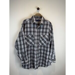Flannel Shirt Vintage 90s Y2K Large Northeast Outfitters Mens Cozy Outdoor